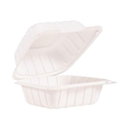 Dart ProPlanet, HINGED LID CONTAINERS, 6in X 6.3in X 3.3in, WHITE, 400PK 60MFPPHT1